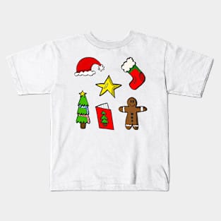 Cute Christmas Decorations Kids T-Shirt